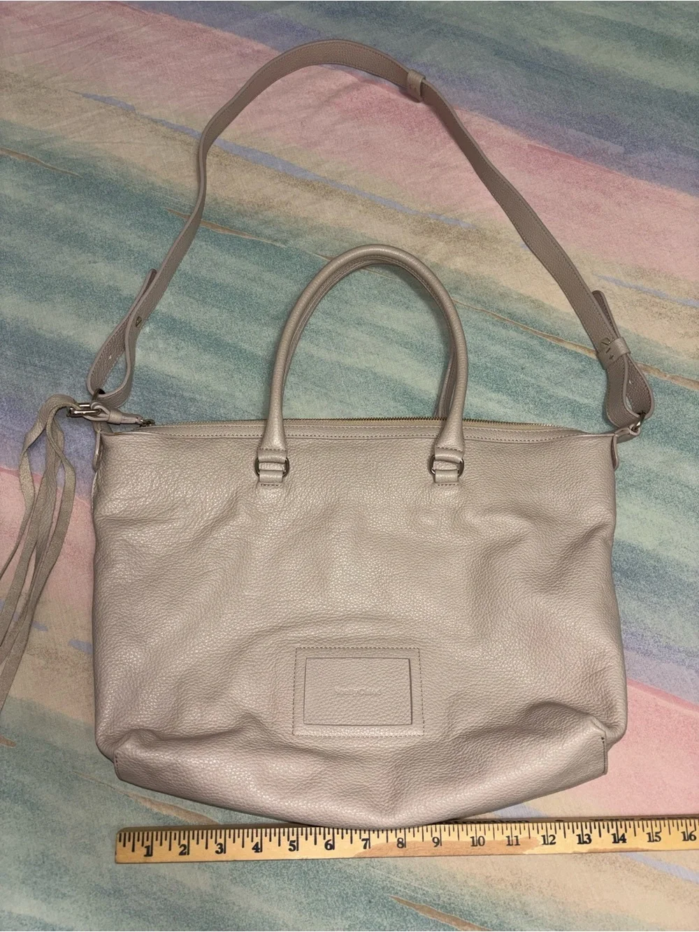 See By Chloe  Leather cream Crossbody Tote Bag Fringe closure